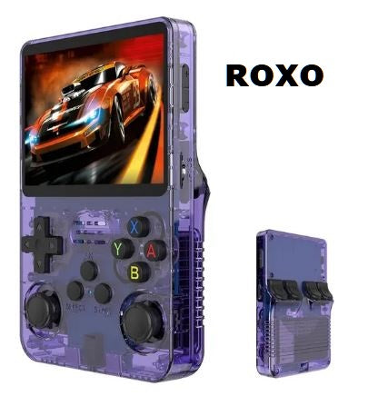 Game Retrô Portátil R36S com 10 Mil Jogos